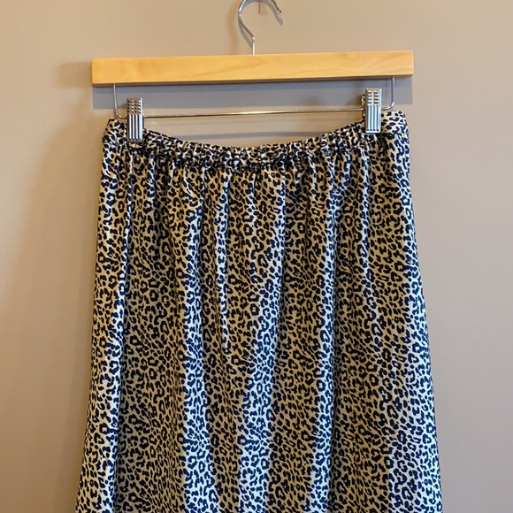 NWOT J Crew Silky Leopard Print Midi Skirt - Picture 4 of 4